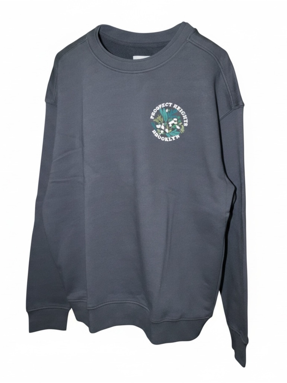 Goodfellow & Co Blue Crewneck Sweatshirt with Small Graphic